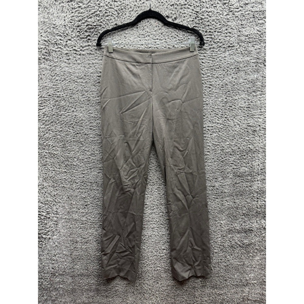 Lafayette 148 New York Wool Pleated Barrow Trousers Dress Pants Womens Size 2